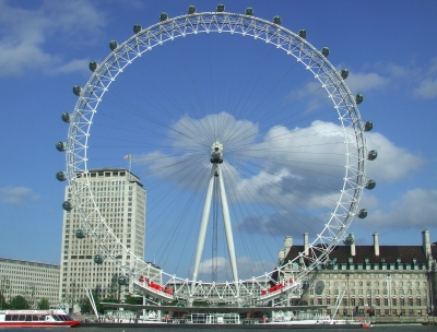 Attraits touristiques en Europe : The London Eye, London, UK