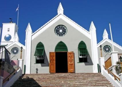 Touristic attractions of Bermuda : St. Peter's Church