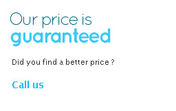 Our price is guaranteed! Did you find a better price? Call us.