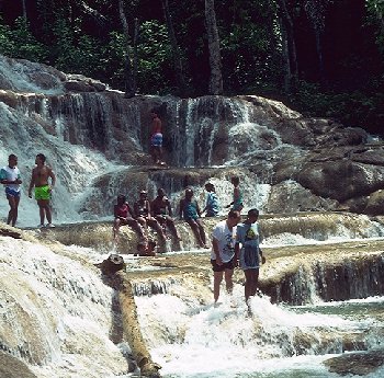 Attraits touristiques en Jamaïque : Dunn's River Falls