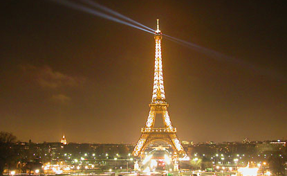 Touristic attractions of France : The Eiffel Tower