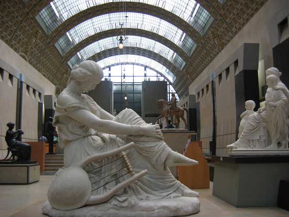 Touristic attractions of France : Orsay museum of the 19th century