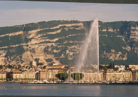 Attraits touristiques en Suisse : Le Jet d'Eau