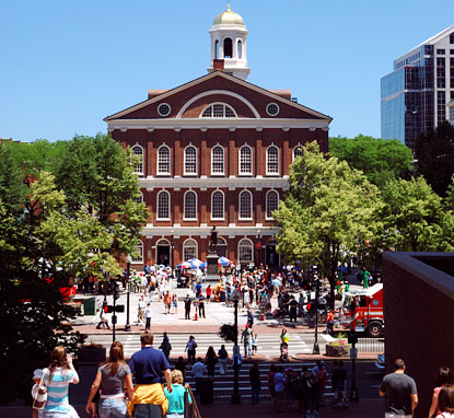 Touristic attractions of United States : Faneuil Hall Marketplace