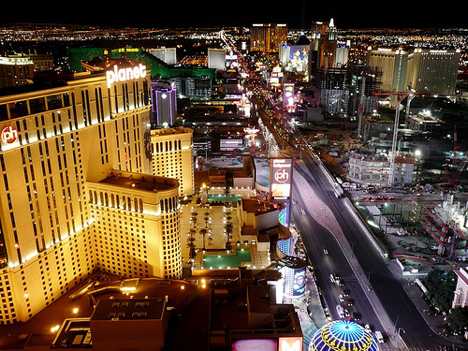 Touristic attractions of Las Vegas : Strip, Las Vegas