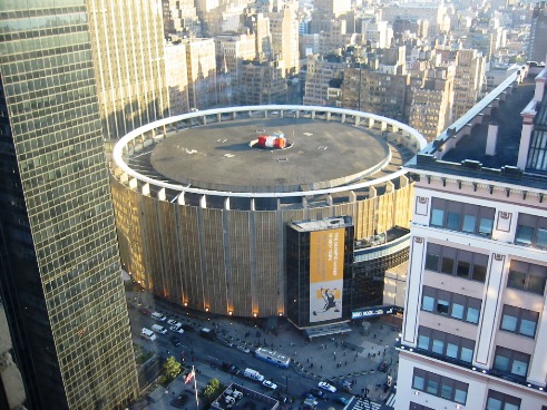 Touristic attractions of New York : The Madison Square Garden